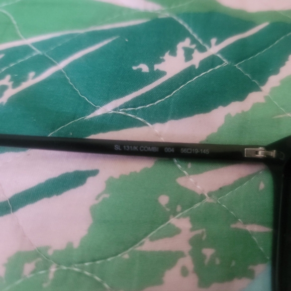 SAINT LAURENT SUNGLASS BLACK FRAME W/BLUE MIRRORED LENS SL 131/K COMBI 004 - Picture 4 of 11